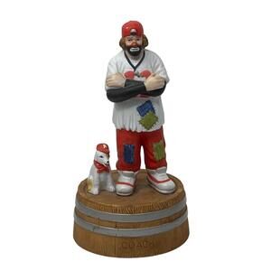 Flambro Emmett Kelly Jr Coach Vintage Musical Clown Figurine SF Music Company